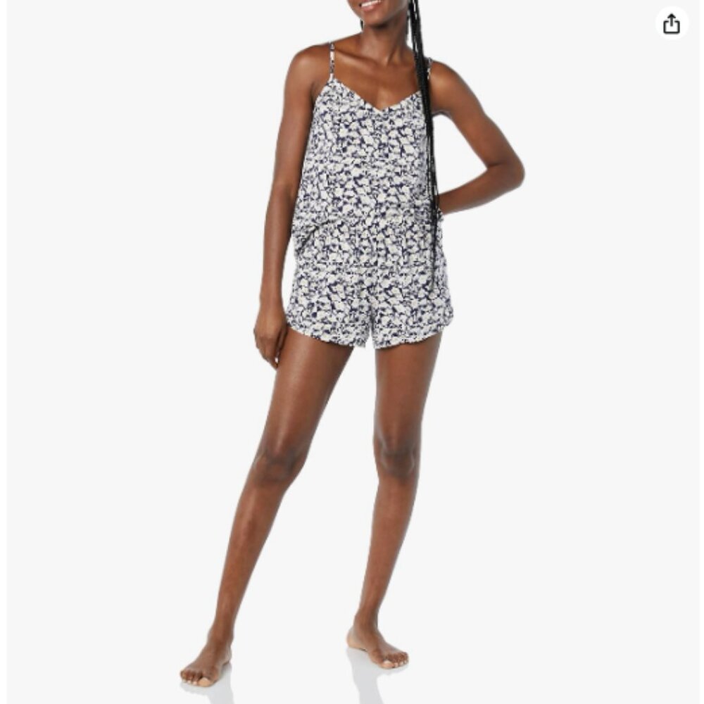Amazon Essentials Women's Knit Jersey Cami Short Pajama Set - Medium